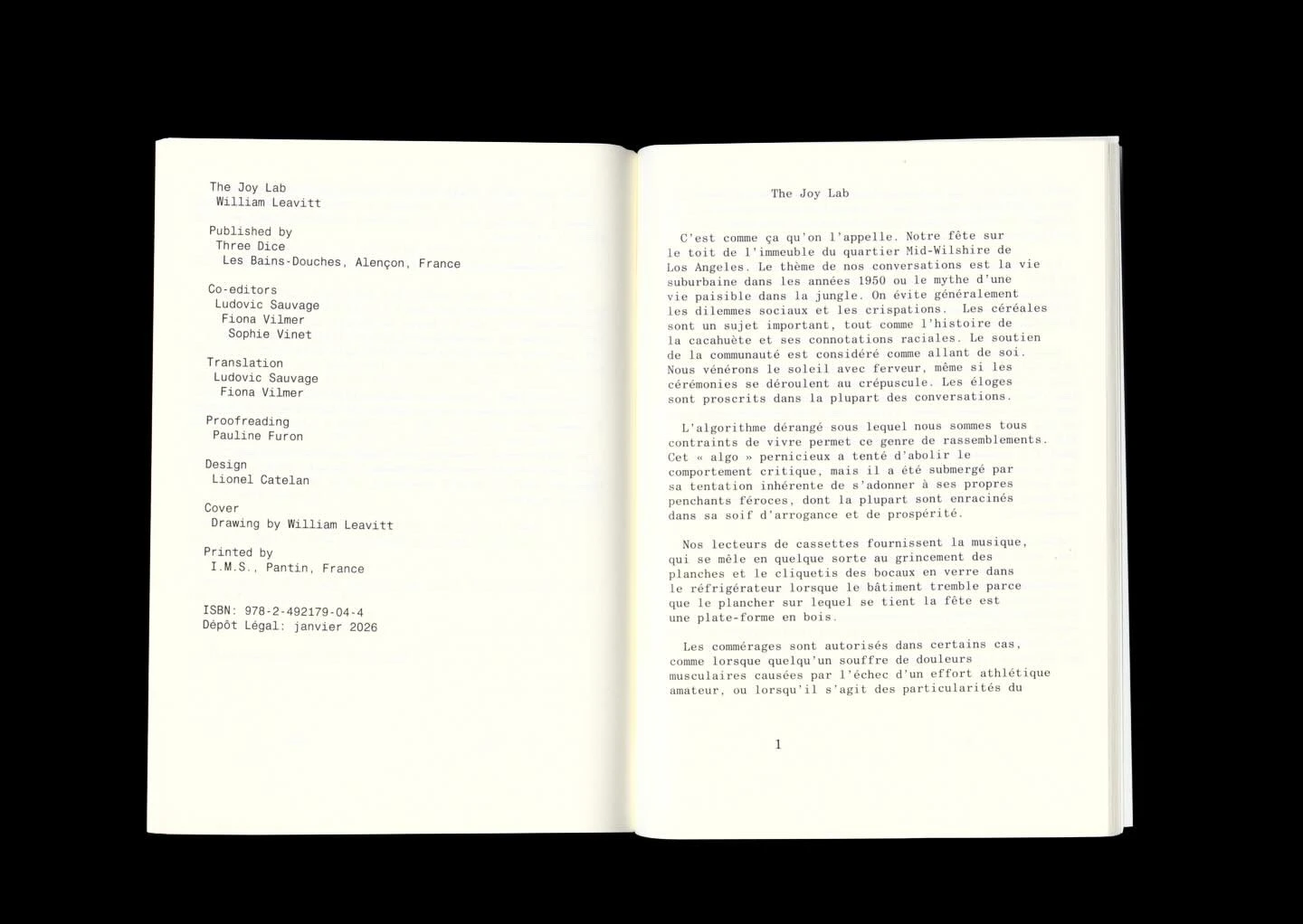 William Leavitt The Joy Lab